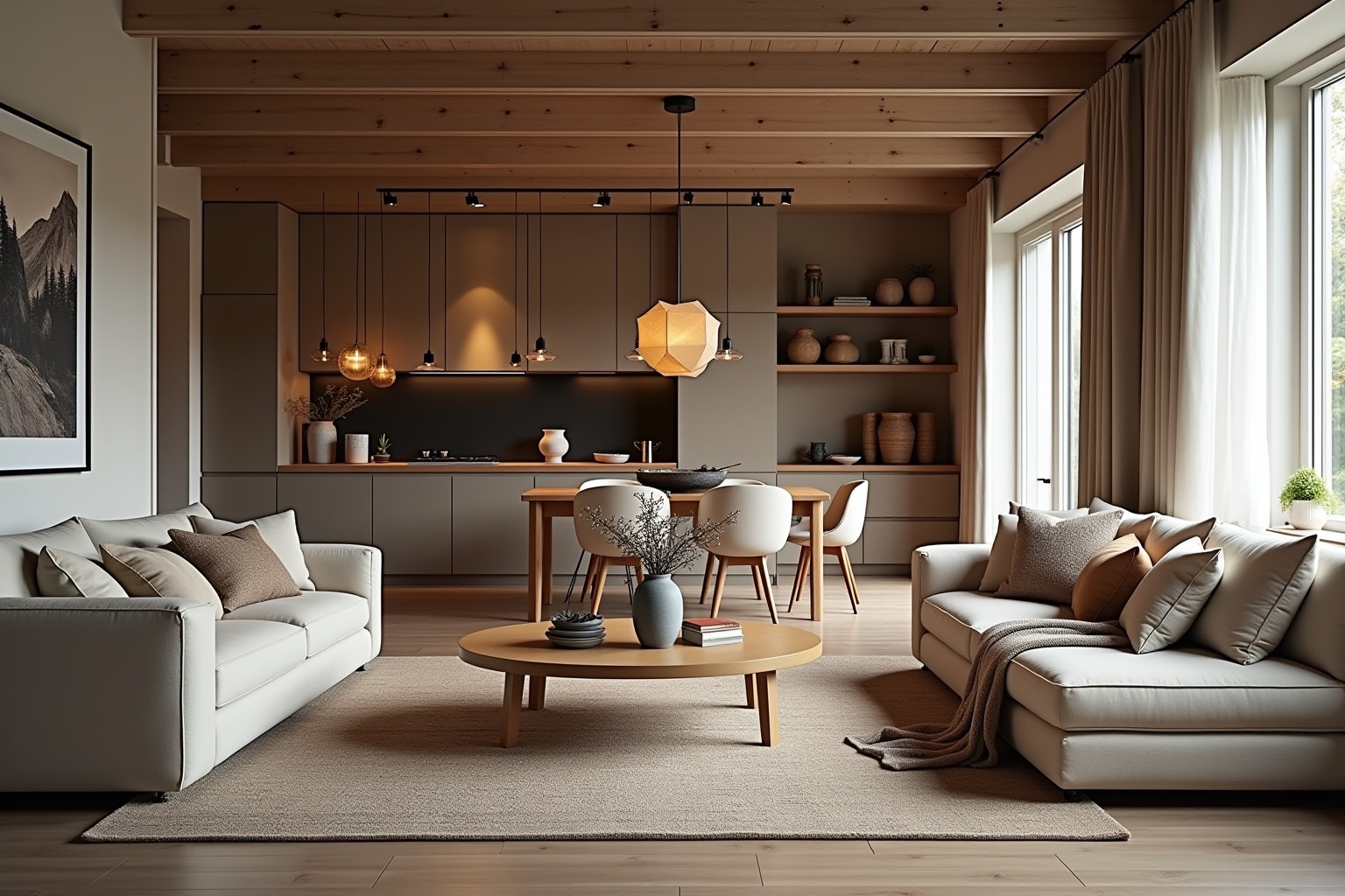 17 20 qm Wohnzimmer mit Essbereich einrichten